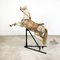 Antique Wooden Fairground Carousel Jumping Horse by Josef Hübner, Germany, 1910s 18