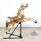 Antique Wooden Fairground Carousel Jumping Horse by Josef Hübner, Germany, 1910s 31