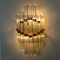 Large Murano Glass and Gilt Brass Sconce in the Style of Venini, Italy 3