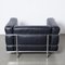 Black Lc3 Lounge Chair by Le Corbusier for Cassina 4