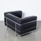 Black Lc3 Lounge Chair by Le Corbusier for Cassina 16