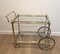 French Silver & Brass Trolley from Maison Bagués, 1940s 1