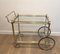 French Silver & Brass Trolley from Maison Bagués, 1940s, Image 1