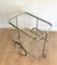 Neoclassical Style French Silver & Brass Trolley, 1940s 3