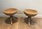 French Rattan Stools, 1970s, Set of 2 4