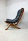 Danish Leather Lounge Chair by Bramin, 1960s 2