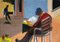 Monika Rossa, Hombre en una silla, 2006, óleo sobre lienzo, Imagen 2