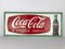 Bedrucktes italienisches Coca-Cola Schild aus Metall, 1960er 1