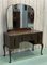 English Chippendale Oak Dressing Table, 1930s, Image 3