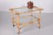 Vintage Bamboo Trolley and Serving Trolley, 1960s 2
