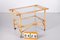 Vintage Bamboo Trolley and Serving Trolley, 1960s 10