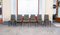 Vinyl Chairs with Iron Legs from Mobiltecnica Torino, 1950s, Set of 8 2