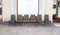 Vinyl Chairs with Iron Legs from Mobiltecnica Torino, 1950s, Set of 8, Image 2