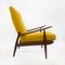 Mid-Century Yellow Bouclé High Back Armchair by Scandart for Ercol, 1960s 13