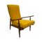 Mid-Century Yellow Bouclé High Back Armchair by Scandart for Ercol, 1960s 1