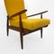 Mid-Century Yellow Bouclé High Back Armchair by Scandart for Ercol, 1960s 7