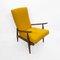 Mid-Century Yellow Bouclé High Back Armchair by Scandart for Ercol, 1960s 8