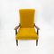 Mid-Century Yellow Bouclé High Back Armchair by Scandart for Ercol, 1960s 15