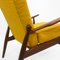 Mid-Century Yellow Bouclé High Back Armchair by Scandart for Ercol, 1960s 5