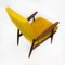 Mid-Century Yellow Bouclé High Back Armchair by Scandart for Ercol, 1960s 12