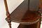 Tavolino vittoriano antico in radica di noce e bronzo dorato, Immagine 5