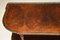 Tavolino vittoriano antico in radica di noce e bronzo dorato, Immagine 8
