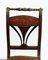 19th Century Empire Marquetry and Bronze Side Chair, Italy 6