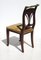 19th Century Empire Marquetry and Bronze Side Chair, Italy 3