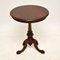 Antique Victorian Mahogany Wine Table 2