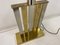 Large Brass and Chrome Table Lamp, 1970s, Image 2