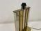 Large Brass and Chrome Table Lamp, 1970s 4