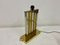 Large Brass and Chrome Table Lamp, 1970s, Image 5