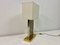 Large Brass and Chrome Table Lamp, 1970s 7