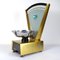 Mid-Century Modern Kitchen Scale in Gold and Chrome from Olland De Bilt, the Netherlands 2