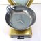 Mid-Century Modern Kitchen Scale in Gold and Chrome from Olland De Bilt, the Netherlands 12