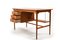 Danish Desk in Teak and Oak with Details, Early 1950s 6