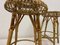 Italian Bamboo and Wicker Bar Stools, 1960s, Set of 2 9