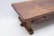 Large French Rustic Coffee Table in Solid Oak, 1960s, Image 11