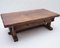 Large French Rustic Coffee Table in Solid Oak, 1960s 6