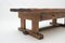 Large French Rustic Coffee Table in Solid Oak, 1960s 10