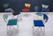 Chaises de Salon Multicolore Mikado par Walter Leeman pour Kusch + Co., 1990s, Set de 7 3