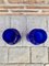 Vases Vintage en Verre de Murano Bleu Cobalt, Italie, Set de 2 6