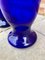 Vintage Italian Cobalt Blue Murano Glass Vases, Set of 2 8