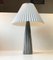 Lampe de Bureau en Céramique à Rayures par Svend Aage Holm Sorensen pour Søholm, 1960s 1