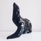 Large Art Deco Black Polar Bear Figurine with Petrol Hue by Desbarbieux, 1920s 9