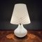 Large Swirl Murano Glass Mushroom Table Lamp from Vetri Murano, Italy, 1970s 2