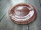 Vintage Pink Sahara Plate from Ząbkowice Steelworks, 1970s, Image 1