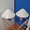 Lampes de Bureau Mushroom Mid-Century de IGuzzini, Italie, 1970s, Set de 2 5