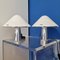 Mid-Century Mushroom Tischlampen von IGuzzini, Italien, 1970er, 2er Set 1