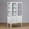 Vintage Glass and Iron Medical Cabinet, 1970s 3